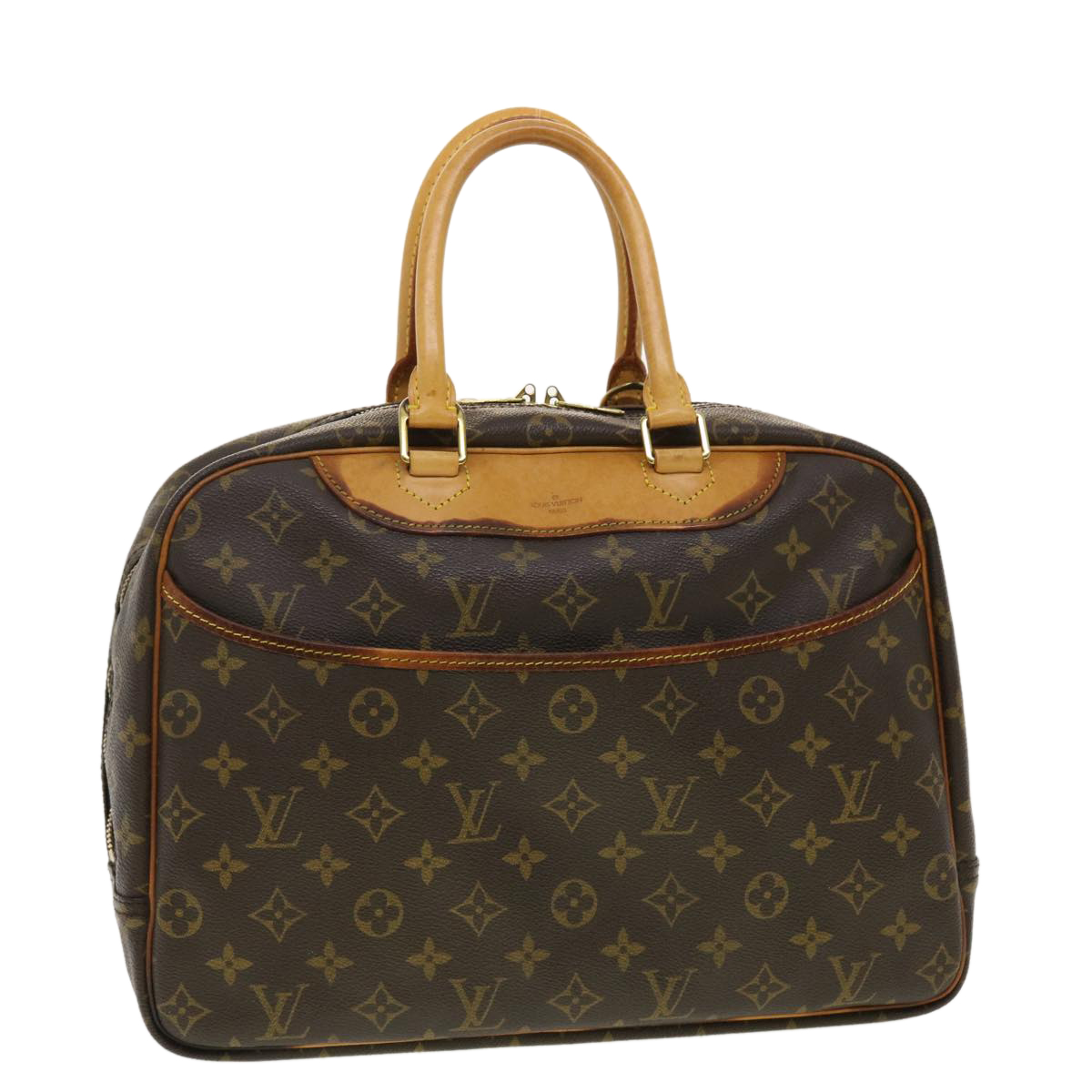 Louis Vuitton Monogram Deauville Hand Bag M47270 Lv Auth Rd4750